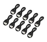 Daweglop Lot de 10 câbles d'alimentation USB de 5,5 mm/2,1 mm 5 V CC
