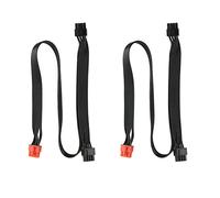 Daweglop Lot de 2 câbles d'alimentation PCIe 8 A 8 PCI GPU 8 A 2 ports 6 + 2 pour TT Toughpower 1000 W 1200 W 1500 W