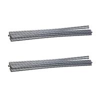 Daweglop Lot de 20 tiges de soudure universelles en cuivre, aluminium, fer, acier inoxydable, noyau de fondant, électrode de fil de soudure diamètre de 1,6 mm