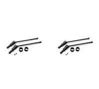 Daweglop Lot de 4 arbres de transmission en métal CVD EA1061 pour JLB Cheetah 11101 21101 J3 Speed 1/10 pièces de mise à niveau de voiture RC
