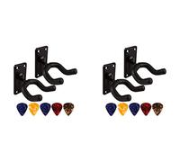 Daweglop Lot de 4 crochets muraux antidérapants pour guitare, ukulélé, violon, basse, guitare