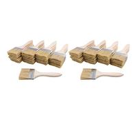 Daweglop Lot de 48 brosses de peinture et vernis de 70 mm pour peintures et taches de peinture