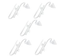 Daweglop Lot de 5 tubes de flux d'entrée en verre de 16 mm pour aquarium, tuyau d'aspiration de filtre