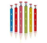 Daweglop Lot de 6 crayons géants en bois pour accessoires - 35,6 cm - Pour la et l'école