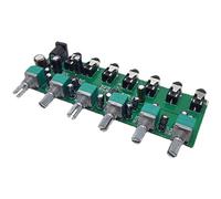Daweglop Table de Mixage de Distributeur Audio de MéLangeur StéRéO 6 Voies avec Contrôle de Volume IndéPendant DC5-24V 1 PièCe SéRie 6 EntréEs 1 Sortie