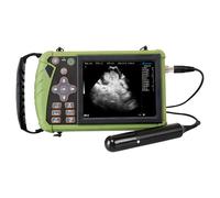 DAWEIanimed Appareil à ultrasons vétérinaires à double usage rectal et convexe 3,5 MHz pour bétail et cheval, scanner vétérinaire portable pour grossesse et contrôle de reproduction à la ferme