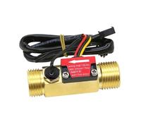 Dawesncy Capteur de débit d'eau à Filetage mâle G1/2", Compteur de débitmètre à Effet de débit d'eau 1-25 l/Min, Installation Facile for Distributeur d'eau Durable