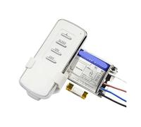 Dawesncy Interrupteur sans fil à télécommande 220 V, monocanal, bicanal et tricanal, for éclairage électrique, plafonnier intelligent (Couleur : télécommande 4 voies)(4 Way Remote Control)