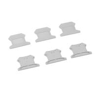 Dawesncy Lot de 100 Embouts D-UK 2.5 for bornier UK-2.5B, Plaque d'extrémité for Rail DIN, Accessoires for borniers, Embout D-UK2.5