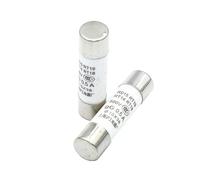 Dawesncy Lot de 5 fusibles céramiques à Rapide 10 x 38 mm, 380 V, 500 V, 0,5 A, 1 A, 2 A, 3 A, 4 A, 5 A, 6 A, 8 A, 10 A, 16 A, 20 A, 25 A, 32 A (8 A)(16A)