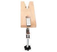 DAWH Banc de bijoutier, Coupe de Polissage de Pince de bijoutier Professionnel en Bois avec Outil de Fixation pour Table de Travail