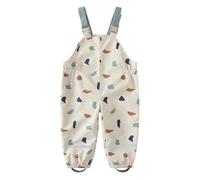 DAWILS Garçon Fille Pantalon de Pluie Enfants Pantalons de Pluie Bébé Tout-Petit Motifs Géométriques Pantalon Imperméable d'extérieur Pour Garçons Filles Vêtements de Pluie Vêtements Imperméables 4Ans