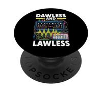 Dawless and Lawless Modular Synth Eurorack Synthesizer PopSockets PopGrip Adhésif