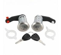 DawlQawwi Kit de Cylindres de Serrure pour Master 1998-2016, Barillet de Porte Gauche et Droite, Noir, Acier, avec 2 Clés, Installation Facile, Modèle 7701470944