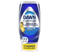 Dawn EZ-Squeeze Platinum Dishwashing Liquid Dish Soap, Refreshing Rain Scent, 12.2 fl oz