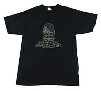 Dawn of The Dead Green Logo Black T T-Shirts à Manches Courtes New Official Horror Movie Merch White Yellow Black Red Mens Women T T-Shirts à Manches Courtes 100% Cotton(Large)