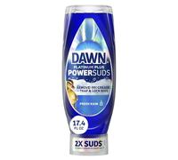 Dawn Platinum Plus PowerSuds Savon liquide pour vaisselle, flacon EZ-Squeeze 500 ml