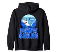 Dawn Shark Family Reunion Squad Prénom Sweat à Capuche