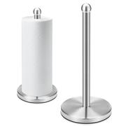 DAWNER Support de Papier essuie-Tout Moderne en Acier Inoxydable avec Base Lourde pour Rouleaux d'essuie-Tout Standard, décoration en Nickel brossé