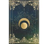 Dawning of the Winter Moon Sketchbook: Pretty Unlined Celestial Notebook