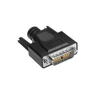 DAWSAXZKL 1 pc Db26 Connecteur de Soudure H-D-B26 3 Lignes de 26 Broches de Bougie DB26 Connecteurs de Type de Fil de soudage féminin Masculin Sombre(Male-SS)