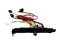 DAWSAXZKL 12V 4Pin 3pin Speed Controller Bouton 1 à 3 8 Way Compatible with Computer Régulateur Pc Case Refroidissement Fan Hub Facile Installer Pratique(Without Bag Net)