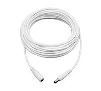 DAWSAXZKL 12V DC Rallonge 1M À 20M Câble Connecteur 5.5mmx2.1mm for CC-TV Caméra Cordon d'alimentation 12V Adaptateur LED Bande Lght(White-1m)