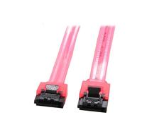 DAWSAXZKL 5pcs SATA 3 Câble, Super Vitesse SATA3 Contrôleur à SSD HDD Disque Dur SATA III Connecteur de données Compatible with rasus Gigaoctet MSI De Gros(60CM,UV Red)