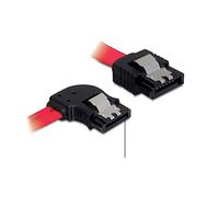DAWSAXZKL Angle Droit à Gauche 6 Go/s SATA3 en série Données ATA Câble avec loquet Compatible with PC SATA 3.0 SATAIIII 6 Disque de Disque Dur GBPS/SSD(45CM,Left Side Angle)