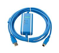 DAWSAXZKL Câble de Programmation USB-SC09-FX à Puce d'isolation for PLC série FX1N/FX2N/FX1S/FX3U(CH340 Chip ISO)