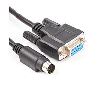 DAWSAXZKL DB9 RJ45 Corme de contrôle de la caméra Extension de câble de rallonge Courte Compatible avec Visque Chaîne de Marguerite PTZ EVI/BRC/SRG Caméras de la série RS232(9.84ft)
