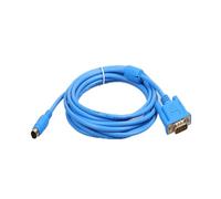 DAWSAXZKL DOP-FX for Delta HMI DOP-107BV/107EV DOP-130BQ se connecte au câble de Programmation PLC série FX3U FX2N FX3G DOP A/B-FX(DOP(B)-FX(Goldplate),2m)