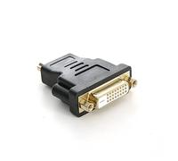 DAWSAXZKL Dvi Au convertisseur d'adaptateur HDMI -Comment agréable à DVI 24 + 5 Adaptateur de convertisseur féminin 1080p Compatible with HDTV Moniteur de projecteur