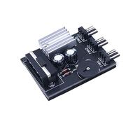 DAWSAXZKL en- Computer Labs Pc Cas CPU Refroidisseur 3 Broches de Refroidissement régulateur de température de la Vitesse du Ventilateur, Molex 4 Broches ou SATA 3 Way 3 Pin Fan Hub(Power by Molex)