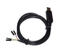 DAWSAXZKL Industriel FT232RL U UART TTL 5V 3V3 À 4PIN DEBUG du-Pont Cavalier CÂBLE DE TÉLÉCHARGEMENT TTL-232R-5V TTL-232R-3V3 VCC GND TXD RXD(1.8M,TTL 3.3V)