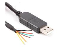 DAWSAXZKL Puce USB à 5V TTL uart Câble série, extrémité du Fil, 1,5 m, TTL-232R-5V-WE Compatibles