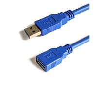 DAWSAXZKL USB 3.0 Câble d'extension mâle à Femelle Sync de synchronisation de la Cordon Haute Vitesse 5GBPs Taux de la Ligne de données UP 1.5M s'applique à Tous USB Périphériques