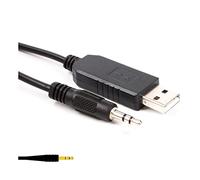 DAWSAXZKL USB À T-t-l Pouce de câble du convertisseur d'adaptateur série 3. 3V 3V3 T-T-L U-A-R-T Câble stéréo de la Prise Audio de 6 Pieds à 3,5 mm T-T-L-232R-3. 3V-AJ