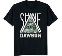Dawson All Seeing Eye T-Shirt Men's Black Tee Manches Courtes(XX-Large)