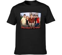 Dawsons Creek Mens T-Shirt Casual Cotton Tees Tops Black Manches Courtes(XX-Large)