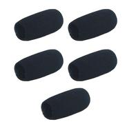 DAWTHTW Lot de 5 filtres en mousse pour micro, pare-brise, éponges, pour un ajustement sécurisé, des conférences, des présentations, des événements d'entreprise, des microphones, des pare-brises