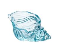 DAWTHTW Support en verre côtier pour bougie chauffe-plat, décoration de table et petit plateau fourre-tout décoratif en verre inspiré de la plage