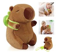 Dawumin Peluche Capybara, 22cm Capybara Peluche, Peluche Capybara de Simulation, Mignon Capybara Peluche, Animal en Peluche Capybara, Jouets de Guérison pour Enfants et Adultes