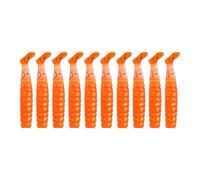 Dawutocap 10 Pièces Appâts Artificiels Leurres De Pêche Queue De Pagaie pour Truites Leurres Haute Action T Queue Plates-Formes