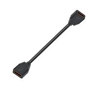 Dawutocap Câble d'extension DisplayPort 2.1 - 16 K @ 30 Hz - 8 K @ 120 Hz - 4 K @ 240 Hz - Femelle à femelle - Bande passante 52 Gbit/s - Pour sortie vidéo de jeu