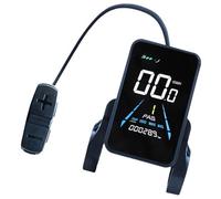 Dawutocap Ensemble d'instruments de vélo électrique universels avec écran lumineux pour traceurs de kilométrages de kilométrage Tableau de bord multifonction pour vélo électrique