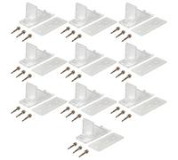 Dawutocap Lot de 10 protections de neige résistantes avec joint d'étanchéité et vis d'installation pour toiture en métal