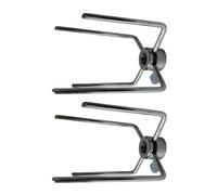 Dawutocap Lot de 2 fourchettes de cuisson professionnelles en acier inoxydable antirouille pour steak poulet brochettes multifonctions en acier inoxydable