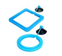 Dawutocap Lot de 2 mangeoires d'aquariums avec anneaux de flottaison pour divers types de mangeoires