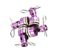 Dawutocap Lot de 4 piliers magnétiques en métal stables et pratiques - Invisibles